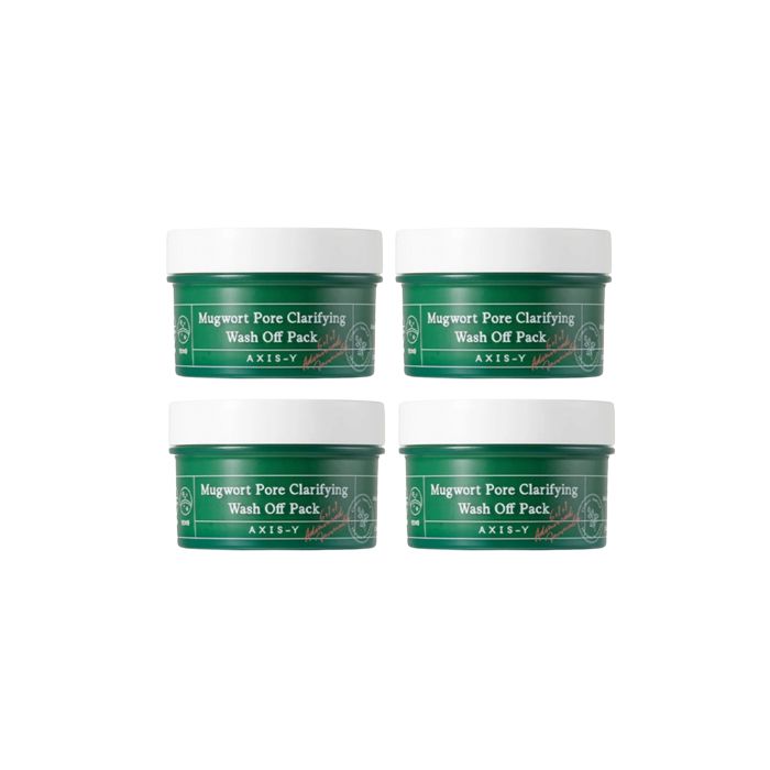 [Deal] AXIS-Y - Mugwort Pore Clarifying Wash Off Pack - 100ml (4ea) Set