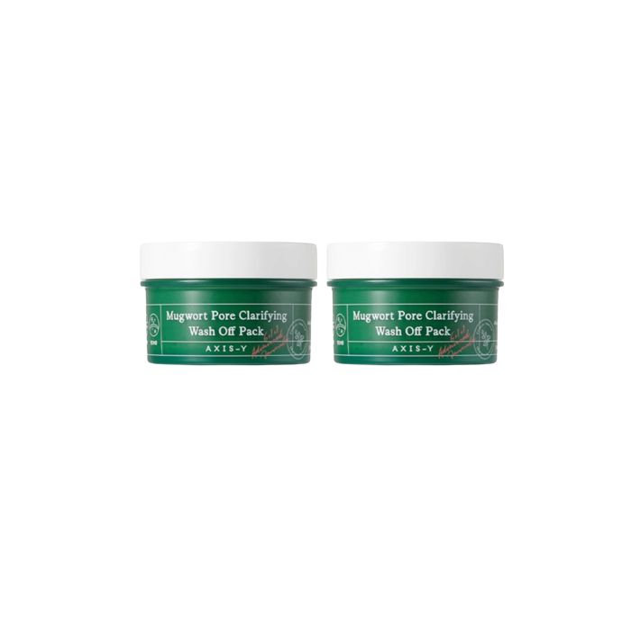 [Deal] AXIS-Y - Mugwort Pore Clarifying Wash Off Pack - 100ml (2ea) Set