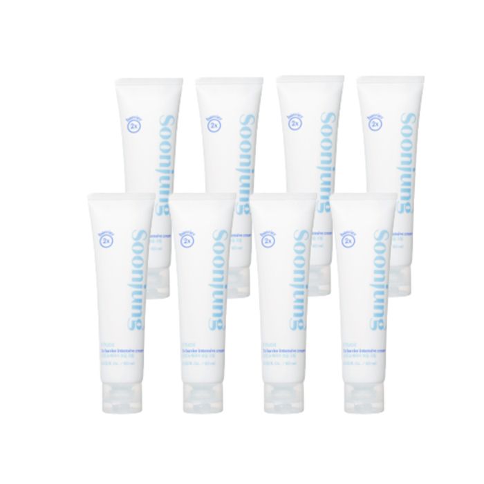 ETUDE - Soon Jung 2x Barrier Intensive Cream (2023 New Version) - 60ml (8ea) Set