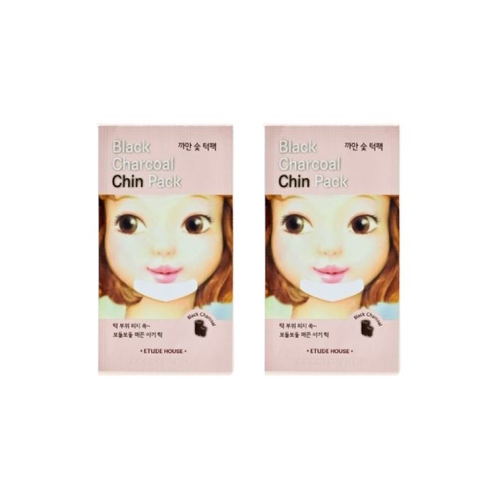 ETUDE - Black Charcoal Chin Pack - 1pc (5ea) Set