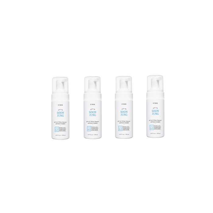 ETUDE - Soon Jung pH 6.5 Whip Cleanser (4ea) Set