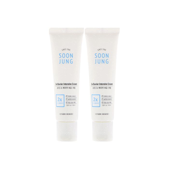 ETUDE - Soon Jung 2x Barrier Intensive Cream (2ea) Set