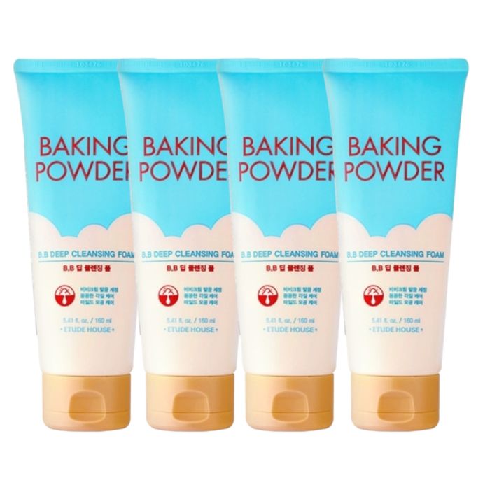 ETUDE - Baking Powder BB Deep Cleansing Foam - 160ml (4ea) Set