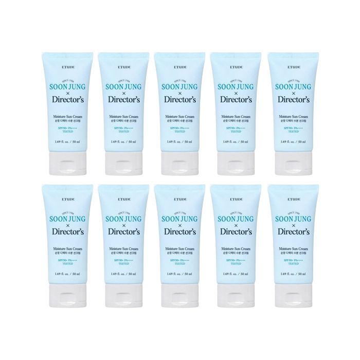 ETUDE - Soon Jung X Director's Moisture Sun Cream SPF50+ PA++++ - 50ml (10ea) Set