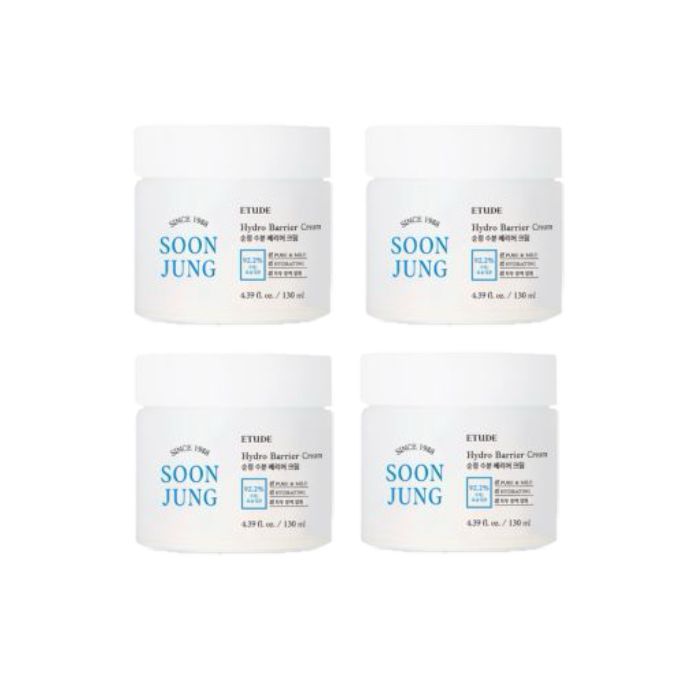 ETUDE - Soon Jung Hydro Barrier Cream - 130ml (4ea) Set