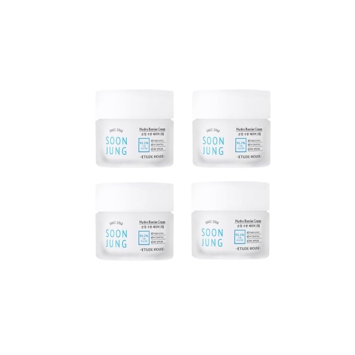 ETUDE - Soon Jung Hydro Barrier Cream - 75ml (4ea) Set