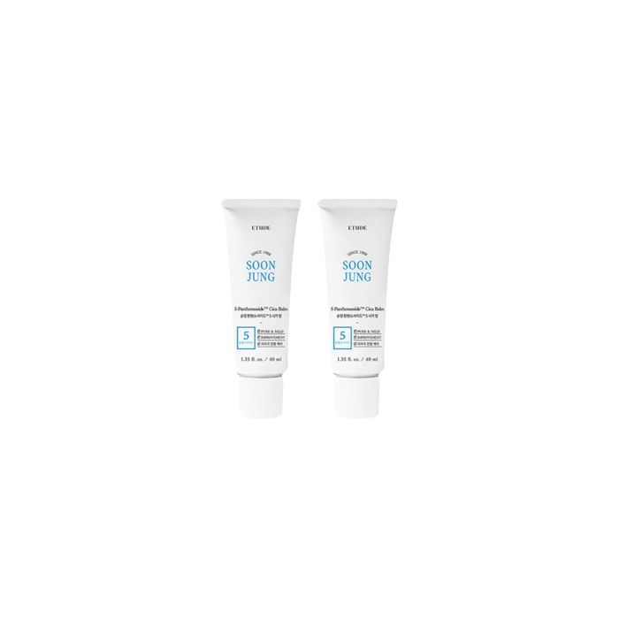 ETUDE - Soon Jung 5-Panthensoside Cica Balm - 40ml (2ea) Set