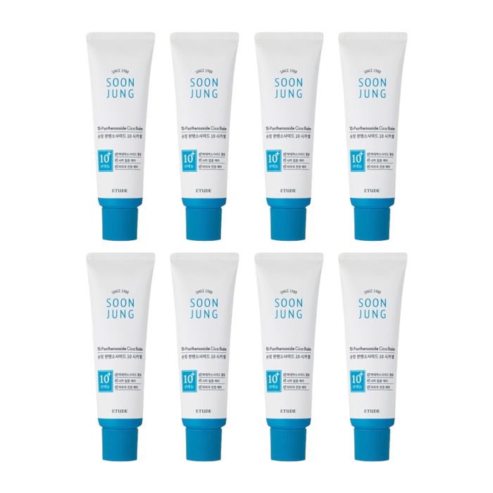 ETUDE - Soon Jung 10-Panthensoside Cica Balm - 50ml (8ea) Set