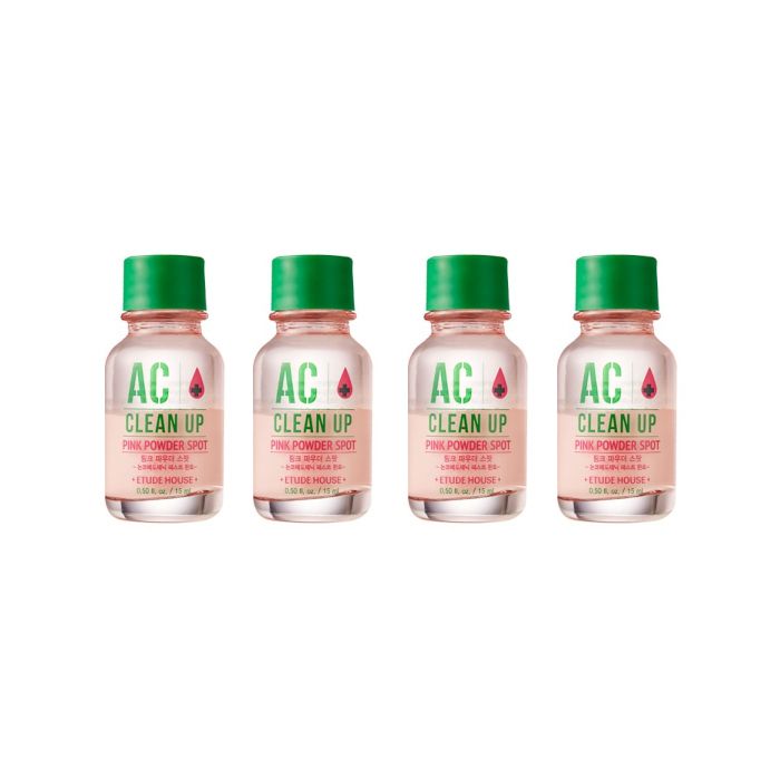 ETUDE - AC Clean Up Pink Powder Spot - 15ml (4ea) Set