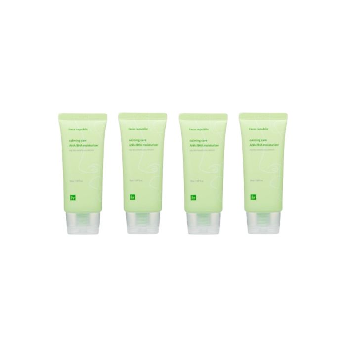 face republic - Calming Care AHA/BHA Moisturizer - 50ml (4ea) Set