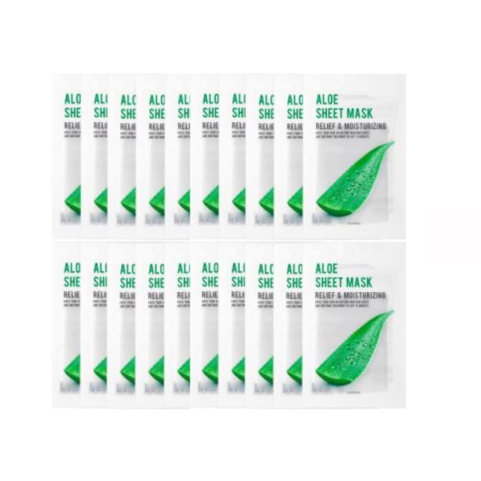 EUNYUL Purity Aloe Sheet Mask - 10pcs (2ea) Set