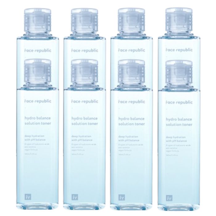 face republic - Hydro Balance Solution Toner - 160ml (8ea) Set
