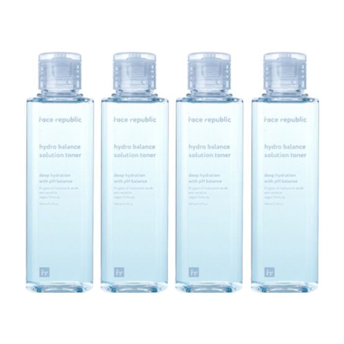 face republic - Hydro Balance Solution Toner - 160ml (4ea) Set