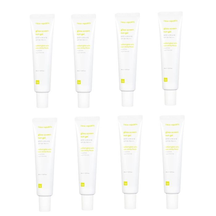 face republic - Glow Screen Sun Gel - 40ml (8ea) Set