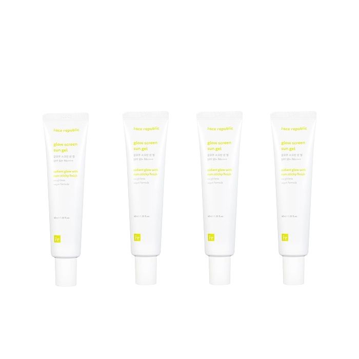face republic - Glow Screen Sun Gel - 40ml (4ea) Set