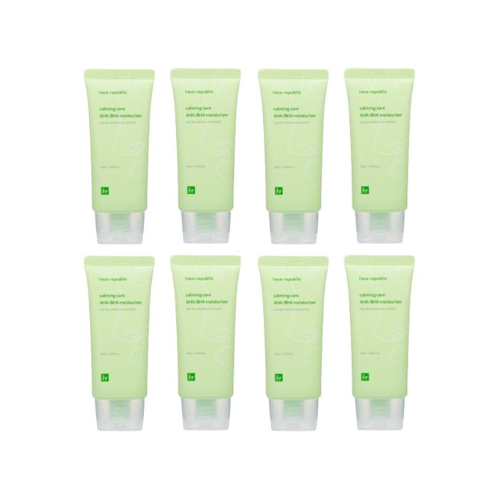 face republic - Calming Care AHA/BHA Moisturizer - 50ml (8ea) Set