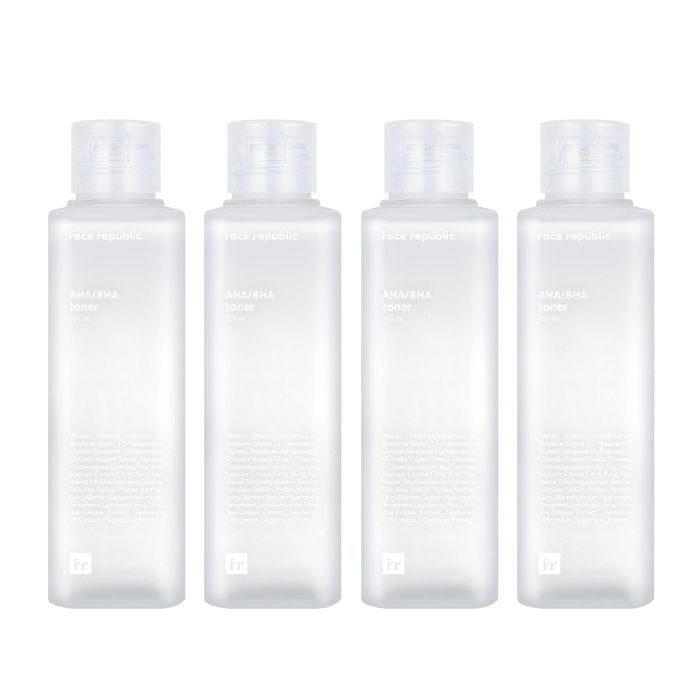 face republic AHA/BHA Toner - 160ml (4ea) Set