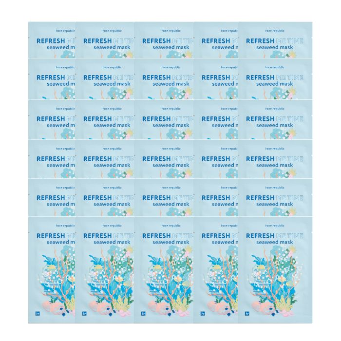 face republic - Refresh Me Time Seaweed Mask - 23ml (30ea) Set