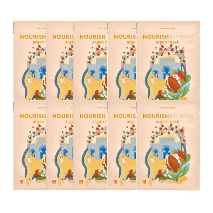face republic - Nourish Me Time Argan Mask - 23ml (10ea) Set