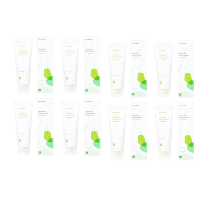 face republic Calming Acne Salicylic Cleanser - 100ml (8ea) Set