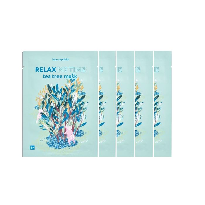 face republic Relax Me Time Tea Tree Mask - 23ml (5ea) Set