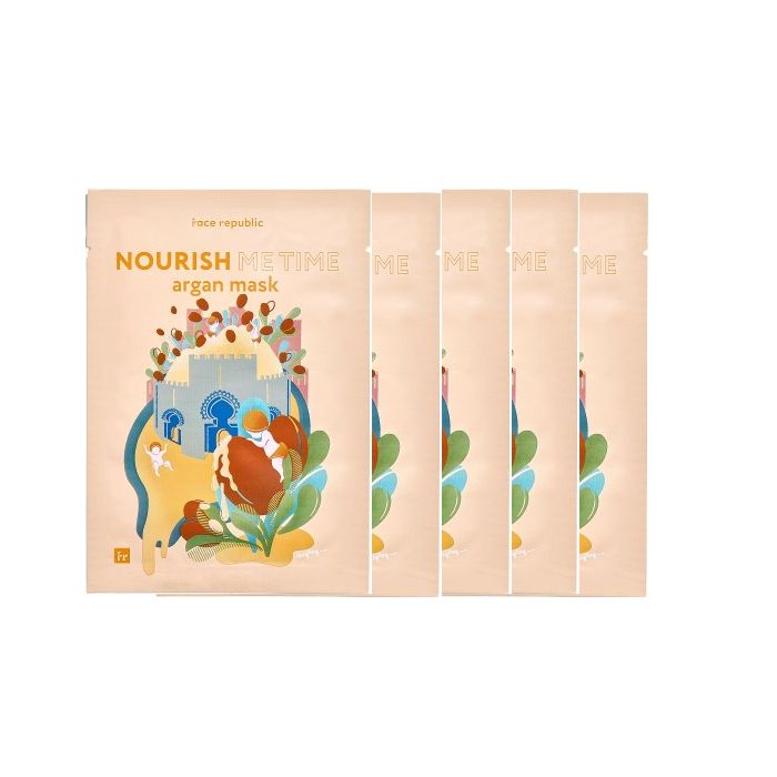 face republic Nourish Me Time Argan Mask - 23ml (5ea) Set