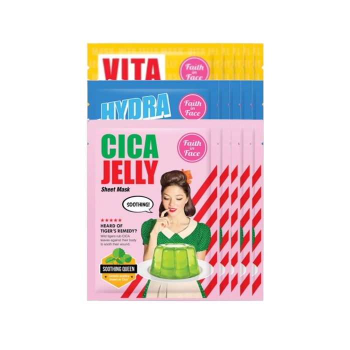 Faith in Face - Jelly Sheet Mask Set - 15pcs