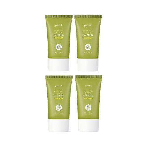 Goodal - Houttuynia Cordata Calming Moisture Sun Cream SPF50+ PA++++ - 50ml (4ea) Set