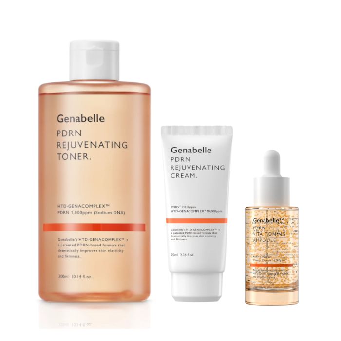 Genabelle - PDRN Rejuvenating Toner & Cream & VITA Toning Ampoule Set