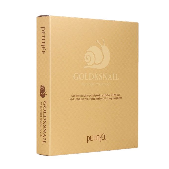[Deal] PETITFEE - Hydrogel Mask Pack #Gold & Snail - 5pcs