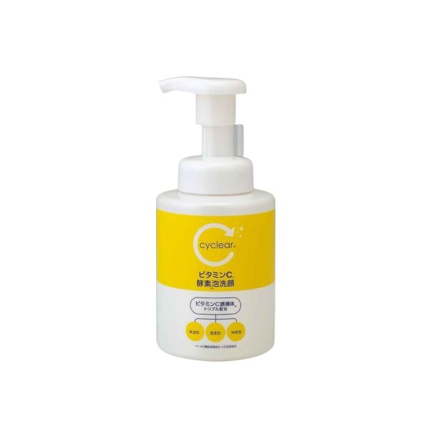 KUMANO COSME - cyclear Vitamin C Enzyme Foam Face Wash - 300ml