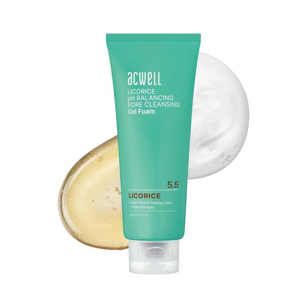 ACWELL - Licorice pH Balancing Pore Cleansing Gel Foam - 160ml