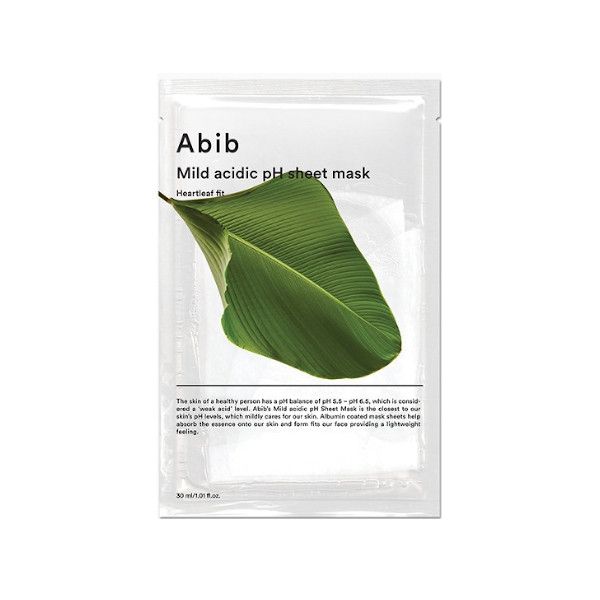 [Deal] Abib - Mild Acidic pH Sheet Mask - Heartleaf Fit - 1pc