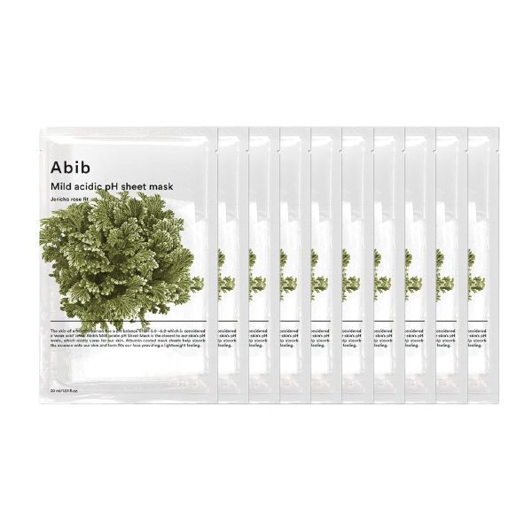 [Deal] Abib - Mild Acidic pH Sheet Mask - Jericho Rose Fit - 10pcs
