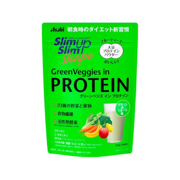 Asahi - Slim Up Slim Shape Green Veggies In Protein - 225g