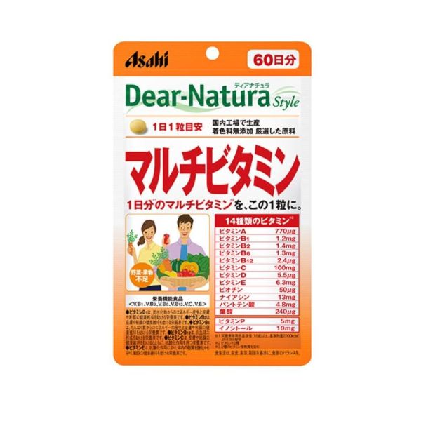 Asahi - Dear Natura Style Multivitamin 60 Days Supply - 60 tablets