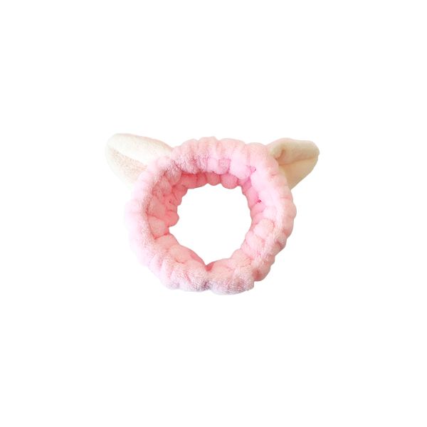 MsBlossom - Face Wash Cat Ribbon Headband - 1pc 4 MsBlossom - Face Wash Cat Ribbon Headband - 1pc