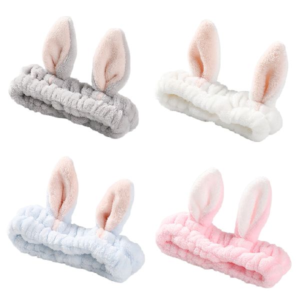MsBlossom - Face Wash Animal Ribbon Headband - 1pc