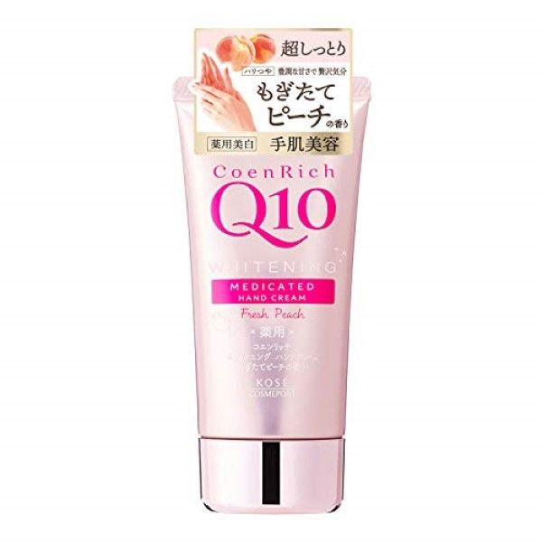 [Deal] Kose - Coenrich Q10 Medicated Hand Cream - Fresh Peach - 80g