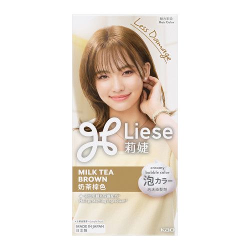 [Deal] Kao - Liese Creamy Bubble Color  - 1 Box - Milk Tea Brown