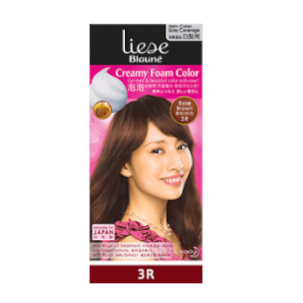 [Deal] Kao - Liese Blaune Foam Color - 1 Box - Rose Brown
