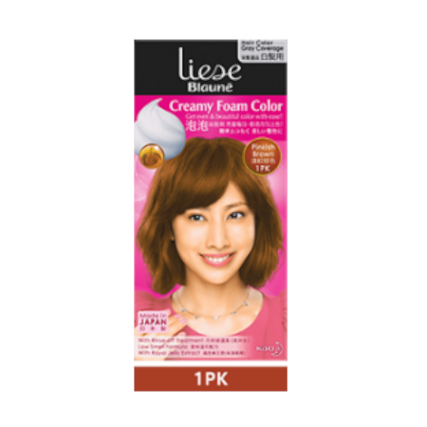 [Deal] Kao - Liese Blaune Foam Color - 1 Box - Pinkish Brown