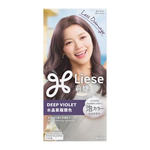 [Deal] Kao - Liese Creamy Bubble Color  - 1 Box - Deep Violet