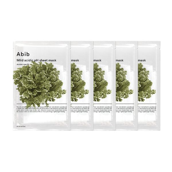 [Deal] Abib - Mild Acidic pH Sheet Mask - Jericho Rose Fit - 5pcs