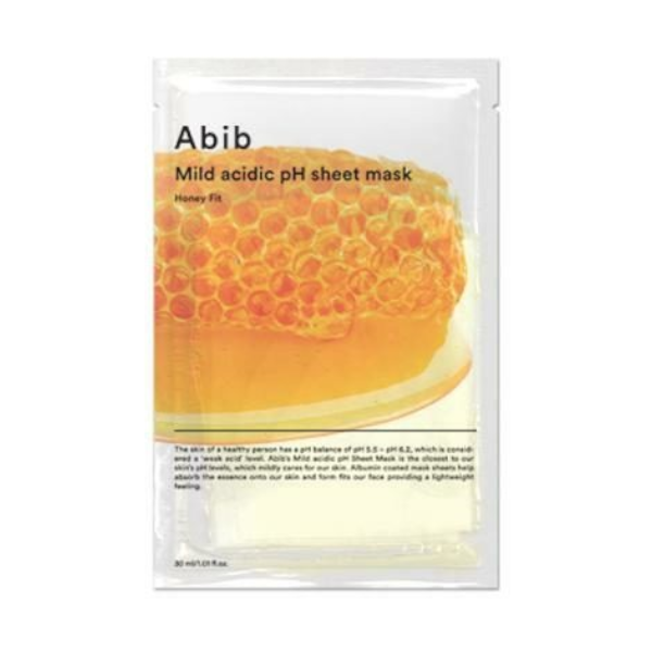 [Deal] Abib - Mild Acidic pH Sheet Mask - Honey Fit - 5pcs