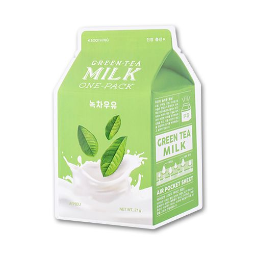 [Deal] A'PIEU - Milk One Pack Sheet Mask - Green Tea - 1pc