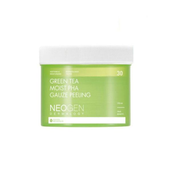 [Deal] NEOGEN Dermalogy - Green Tea Moist PHA Gauze Peeling - 190ml / 30ea